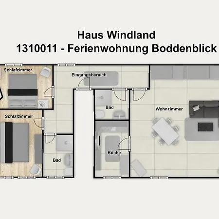 Haus Windland Boddenblick Dranske