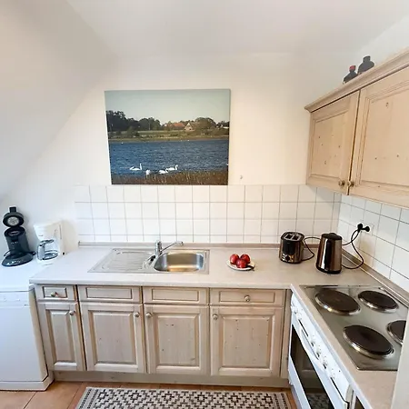 公寓 Haus Windland Boddenblick 德兰斯克